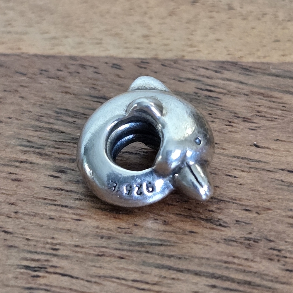 Chamilia Sterling Silver Dolphin Charm Bead
